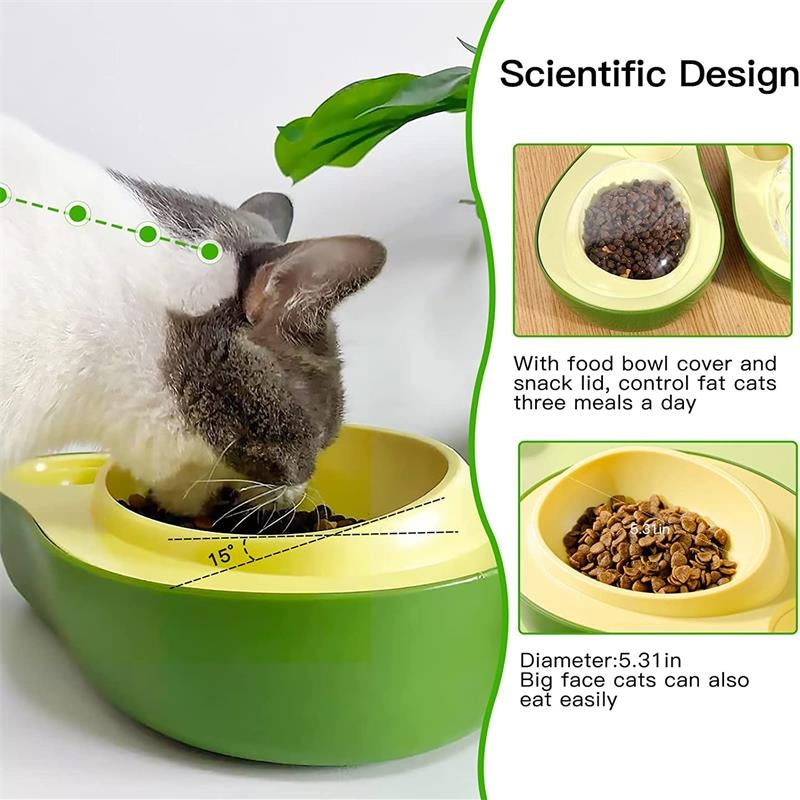 Aqusten Automatic Cat Water Feeder Avocado Bowl 690ml