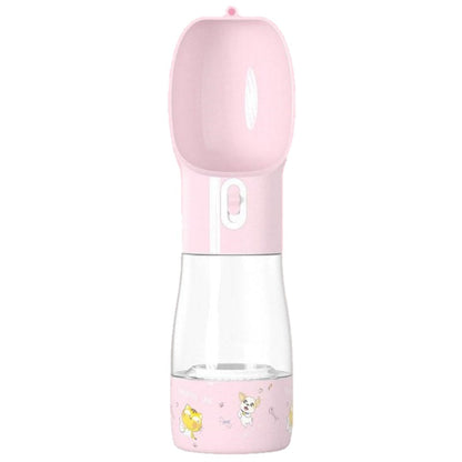 Aqusten Portable Dog Food & Water Bottl Travel Cup Combo