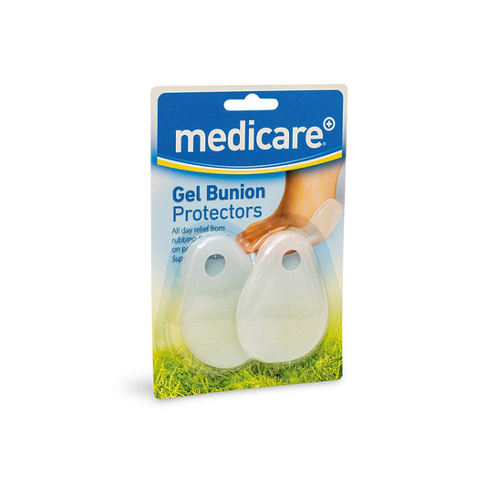 Medicare silicone bunion protector 2-pack latex-free – big toe joint cushioning and friction relief