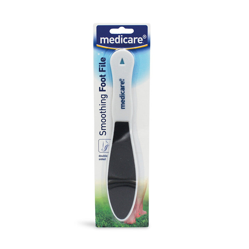 Medicare smoothing foot file double-sided coarse and fine – dead skin removal and skin buffing tool