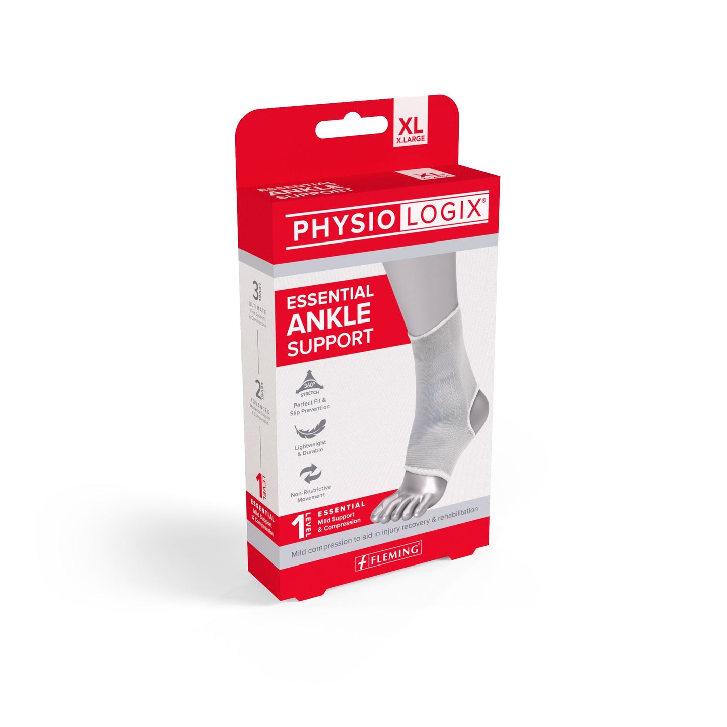 Physiologix Essential Ankle Support – Lightweight Compression Sleeve (Ireland)