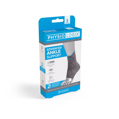 Physiologix Advanced Ankle Support – hexagonal compression support with pull tabs
