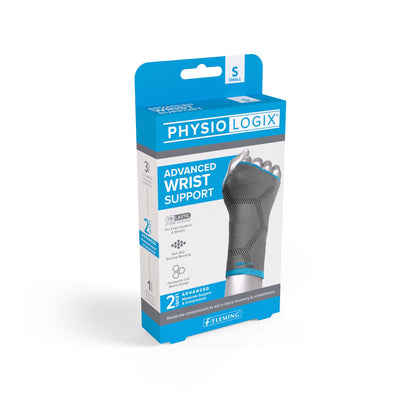Physiologix Advanced Wrist Support – hexagonal compression support with pull tabs