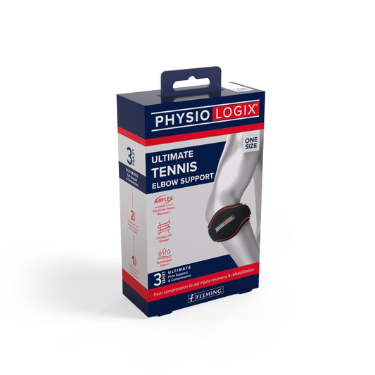 Physiologix Ultimate Tennis Elbow Support – compression brace with integrated silicone pad