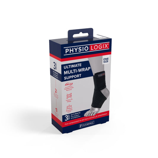 Physiologix Ultimate Multi-Wrap Support – lightweight stretchy compression wrap for multiple body parts