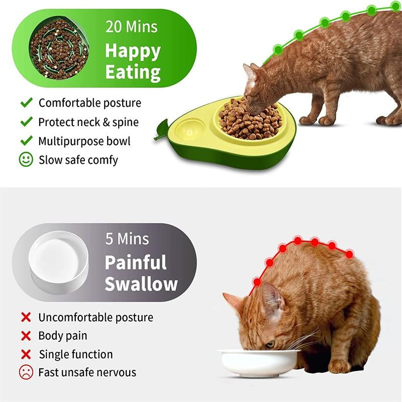 Aqusten Automatic Cat Water Feeder Avocado Bowl 690ml
