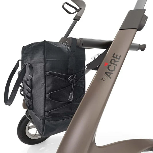 byACRE Carbon Overland Daypack - Close-Up Detail on Brown Rollator