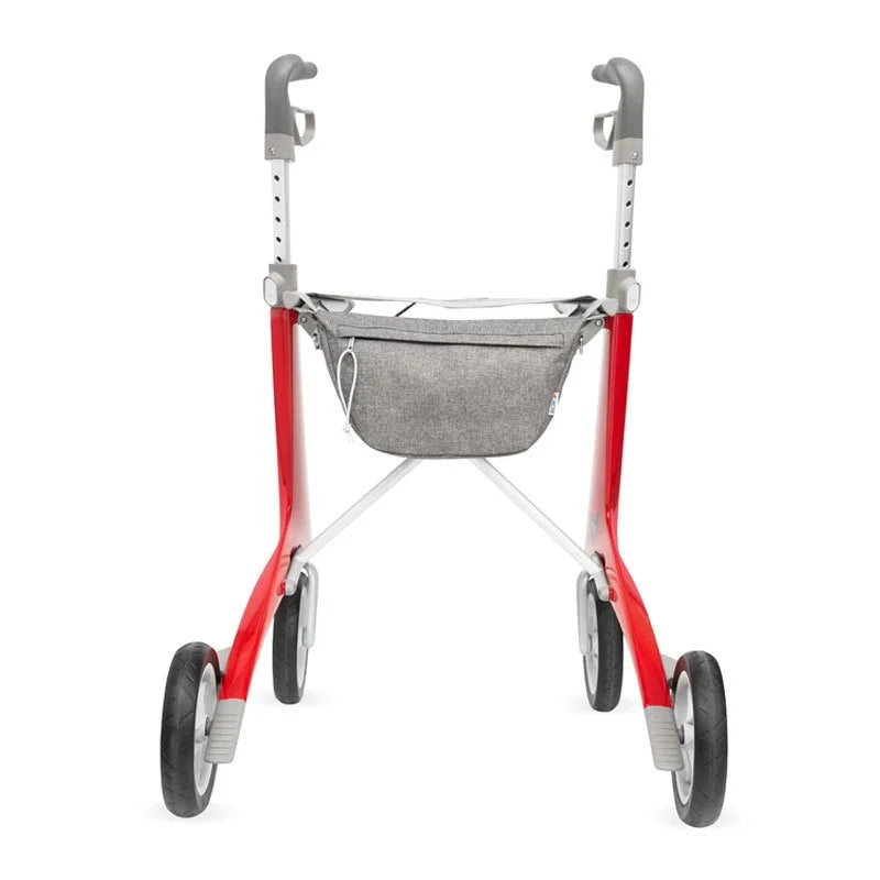 byACRE Carbon Ultralight Wide Track Organiser Bag - On Rollator Full Back View