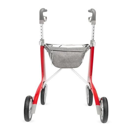 byACRE Carbon Ultralight Wide Track Organiser Bag - On Rollator Full Back View