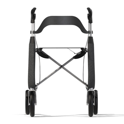 byACRE Nordic Pioneer Backrest - Front View on Black Rollator