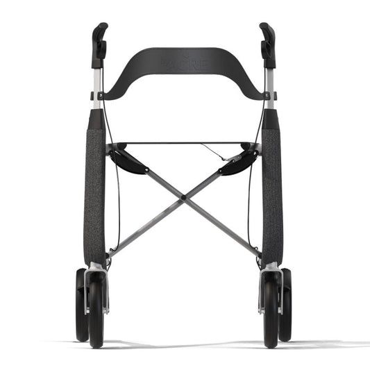 byACRE Nordic Pioneer Backrest - Front View on Black Rollator