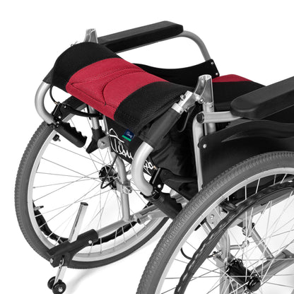PREMIUM-TIM Aluminium Wheelchair with Foldable Backrest